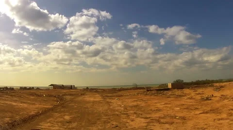 Desert Car Trip 07 Stock Footage 24896850