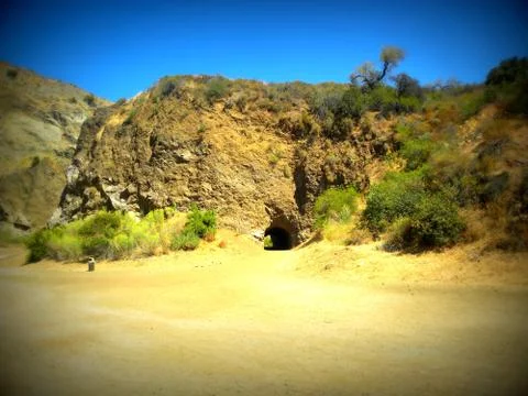 Desert Cave Foto stock