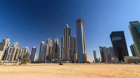 Desert city motiontimelapse 4K Stock Footage 33833251