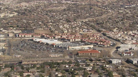 Desert City Mountain Stock Footage 39792807