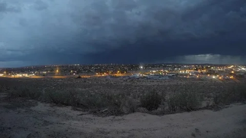 Desert City Timelapse Stock Footage 100700350