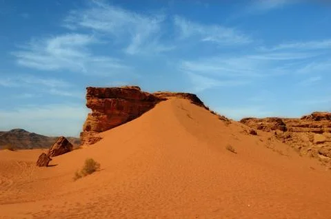 Desert cliff Stock Photos