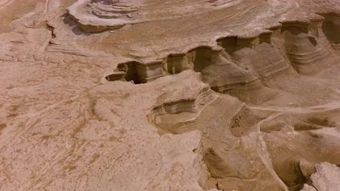 Desert cliffs in Israel 8k Stock Footage 153745296