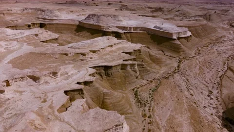 Desert cliffs in Israel Stock Footage 153745944