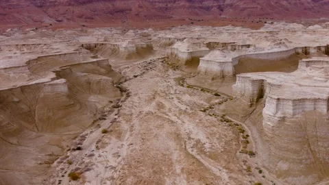 Desert Cliffs Mountains Israel Stock Footage 153747591