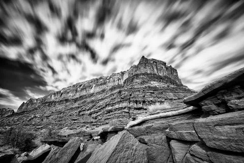 Desert Cliffs in Utah Stock Photos