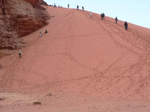 Desert climb Stock Photos