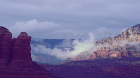 Desert Clouds Stock Footage 54708229