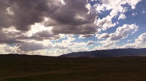 Desert Clouds Time Lapse 1080 HD Stock Footage 49894835