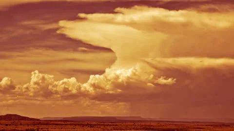 Desert Clouds (Time lapse) Stock Footage 8972547