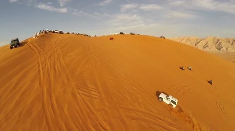 Desert Competition Stock Footage 48029722