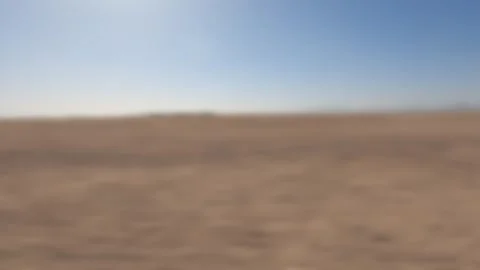 Desert concept, template with blur Stock Footage 264058325