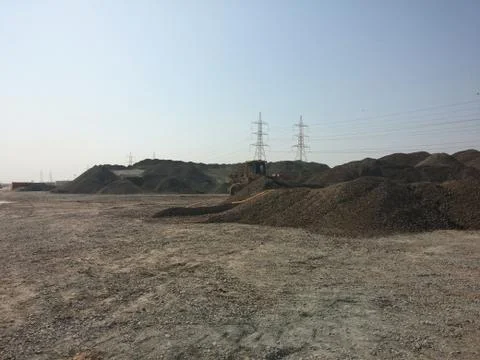 Desert construction Stock-Fotos