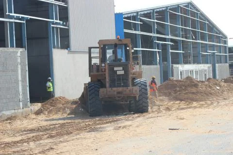 Desert construction Foto stock