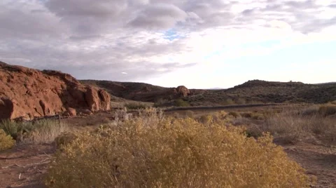 Desert Corral Jib Stock Footage 48669347