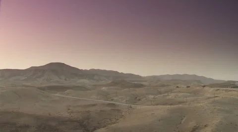 Desert dawn pan 1 Stockbeeldmateriaal 902467