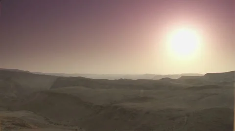 Desert dawn pan 2 Vídeo Stock 902476