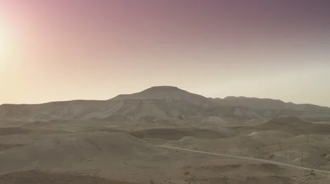 Desert dawn pan 3 Stock Footage 902492