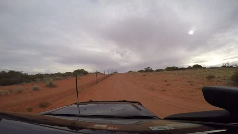 Desert Dingo Fence Stock Footage 267659658