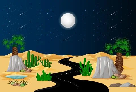 Desert Direction Concept Illustration Stock-Illustration