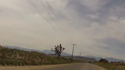 Desert Drive 動画素材 36867985