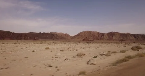 Desert drive Timna park side 4K 77863190