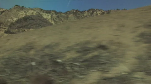 Desert driveby Video stock 414558
