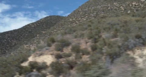 Desert Driving Background Plate Daytime, California in the Summer 스톡 동영상 253968784