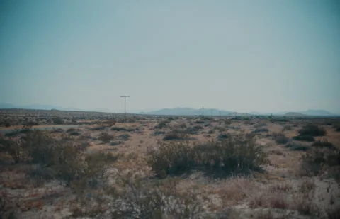 Desert Driving Stock Footage 320334612