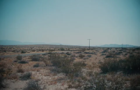 Desert Driving Stock Footage 320334676