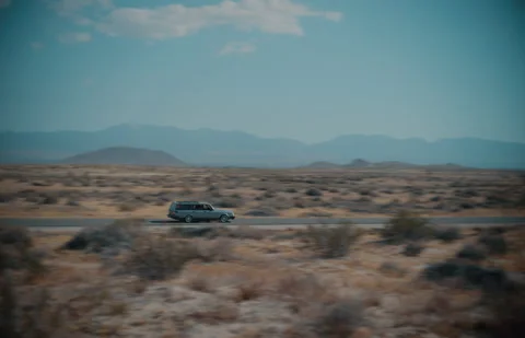 Desert Driving Stock Footage 320334696