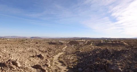 Desert drone shot Stock Footage 127201979