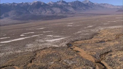 Desert Dry Mountain River Stock Footage 40680105