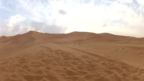 Desert of Dubai Go pro Stock Footage 255994403
