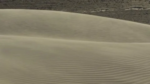 Desert Dune Wind Ripple Surface - Lencois Maranhenses, Brazil Stockbeeldmateriaal 331516885