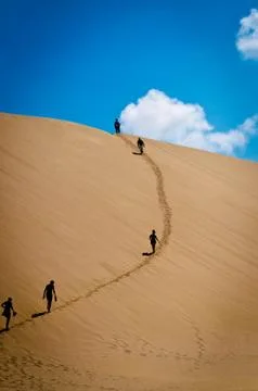 Desert dunes Stock Photos
