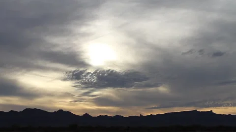 Desert – Dusk 1 Stock Footage 47037004