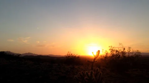 The Desert at dusk 2 Stock Footage 38423350