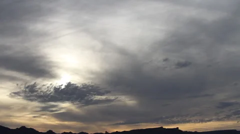 Desert - Dusk 2 Stock Footage 47036367