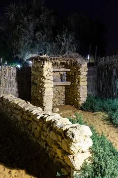 Desert Dwelling Stone Structure Stock Photos