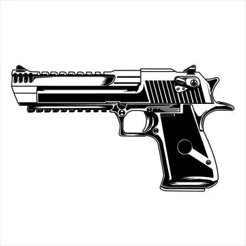 Desert-Eagle Stock Illustration