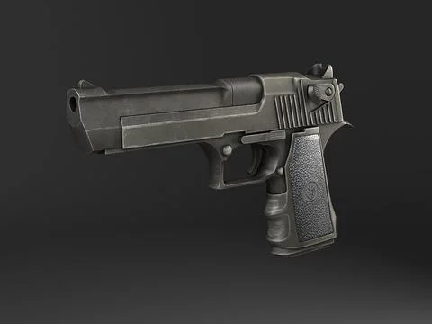 Desert Eagle Pistol ~ 3D Model ~ Download #96464398 | Pond5