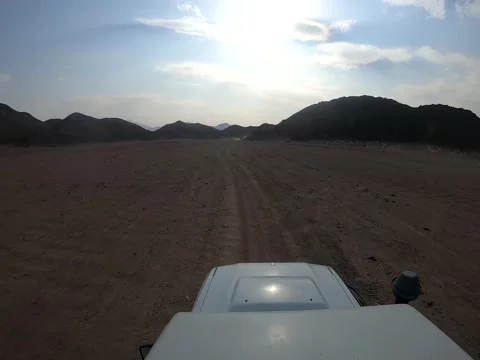 Desert Egypt Safari Video stock 163453433