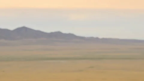 Desert Evening 4k background plate 130mm CU Stock-Footage 134211373