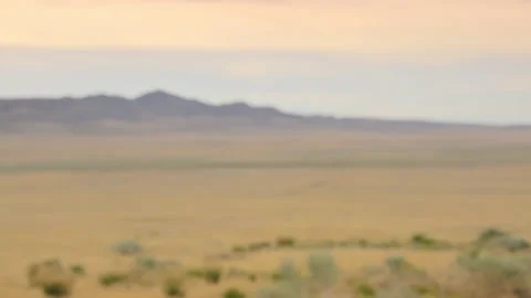 Desert Evening 4k background plate 85mm MCU Stock-Footage 134211465