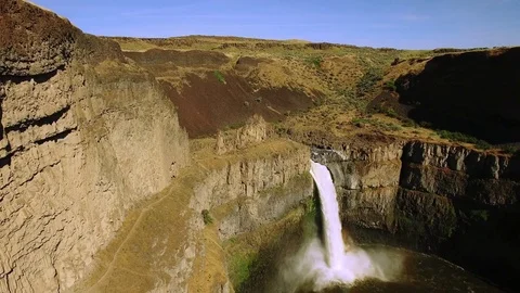 Desert Falls Stock Footage 77256458