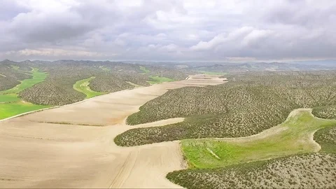 Desert fields 스톡 동영상 82268260