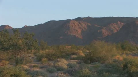 Desert First Light 6 Stock Footage 10610515