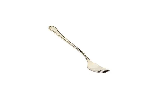 Desert fork isolated on white background Stock Photos