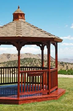 Desert gazebo Stock Photos